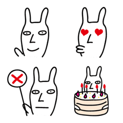 Rabbit Sticker Emoji