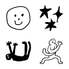 Irre Kosuya shirokuro emoji