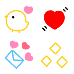 Cute and colorful animation emoji