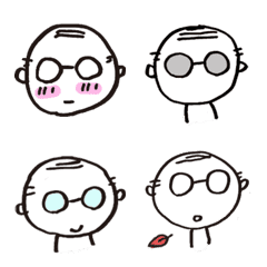 Anime Emoji : Grandpa is Cute