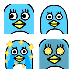 Funny penguins moving emoji 1