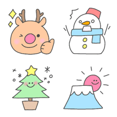 Useful emoji of winter