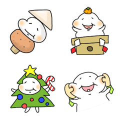 Omochi Emoji for winter