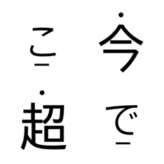 simple emphasis character Part2 – Emotikon LINE | LINE STORE