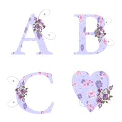 purple flower emoji original
