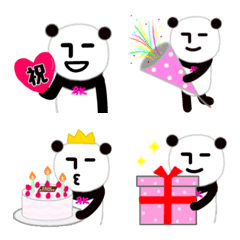 Expressionless panda RK Emoji34