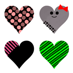 Cute Emoji full of hearts9