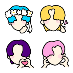 colorful hair idol