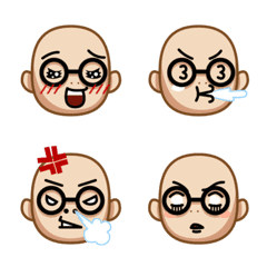 EMOJI of Hage Ojisan