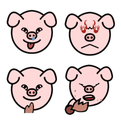 pig emoji by mofuna