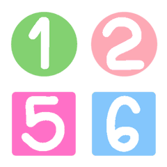 Cute Number Emoji – Line Emoji 