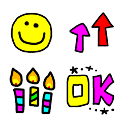 Ugoku Pop Colorful Vivit collar Emoji