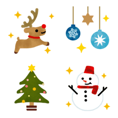 Happy Christmas Emoji Animation