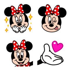 Minnie Mouse Animated Emoji – LINE Emoji