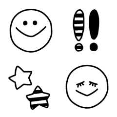 Monotone emoji by miyuma