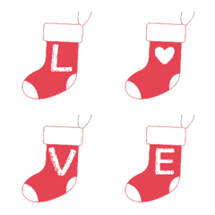 English alphabet tags 18 [Christmas]