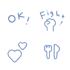 Simple white speech bubble emoji