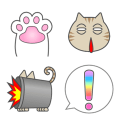 hungry cats and pop  cartoonish Emoji