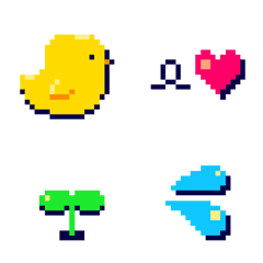 Standard and simple dot emoji