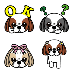 Various Shih Tzu Emoji