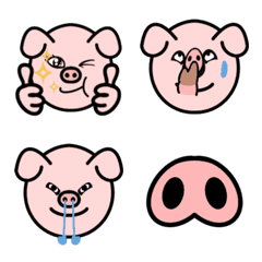 pig emoji 01 by mofuna