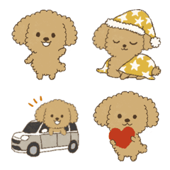 toy poodle expressive Emoji.