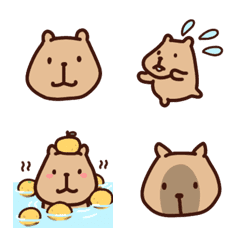 Capybara everyday emoji