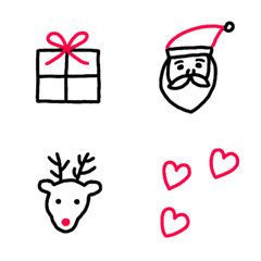 winter emoji douga