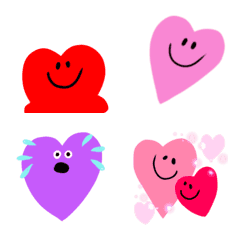 Moving heart emoji