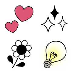 star&heart,easy-to-use emoji