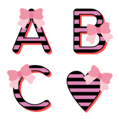pink and black border emoji