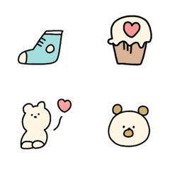 Cute Korean emoji lovely