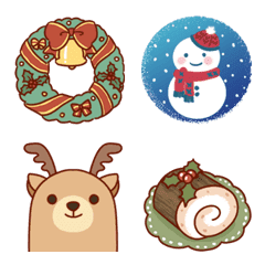 Cute Christmas and Winter Emoji