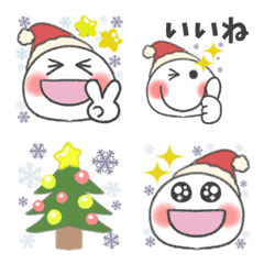 Moving winter Xmas Sticker Emoji