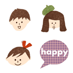 happy family emoji