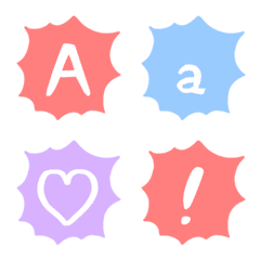 energetic emoji(alphabet)