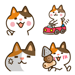 Love calico cat Emoji