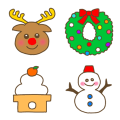 Winter,Christmas,New year of Emoji