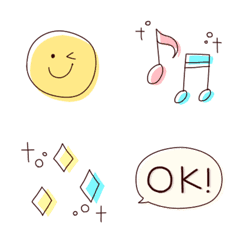Simple & cute emoji for everyday use