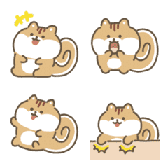 Moving squirrel emoji