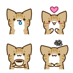 Latte the kitten - emoji