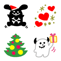 Rock rabbit and skull / winter