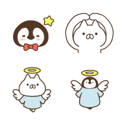 Penguin and Cat Days Animated Emoji