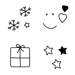 Simple Christmas emoji.