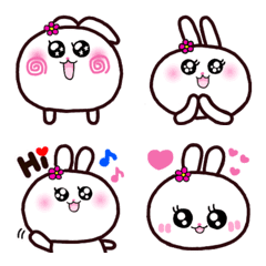 Cute Bunny Emoji :For everyday use