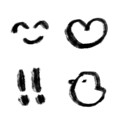 handwriting mascot  emoji