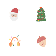 Merry Christmas and Happy New Year Emoji