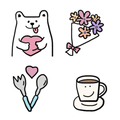 Polar bear's popular emoji