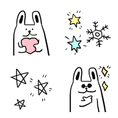 Bears, rabbits, dog-like emoji