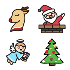 Christmas time animated emoji
